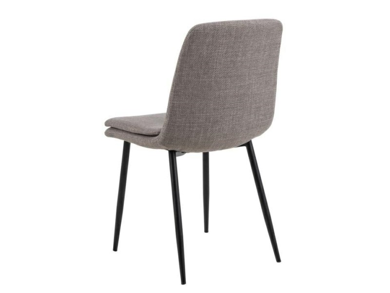 Krzesło Becca szare tkanina Basel 34FR - ACTONA